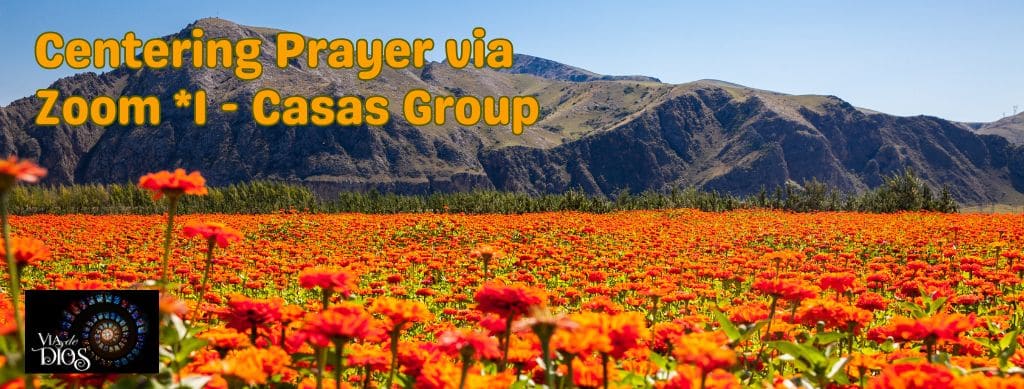 Centering Prayer via Zoom 1 - Casas Group Banner